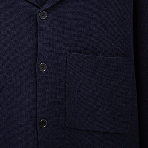 Norse Projects Nicolai Merino Cotton Milano Jacket Dark Navy N45-0619 Degli Uberti